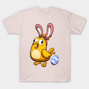 Cute Little Easter Chick With Bunny Ears T-Shirt